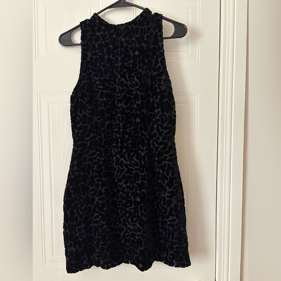 Dolce Vita Black Leopard Print Dress - Picture 1 of 7